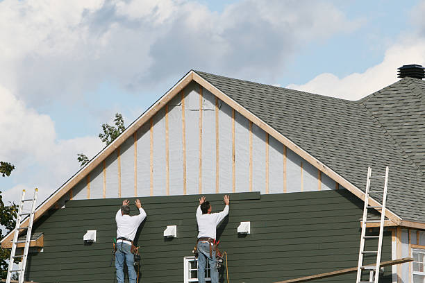 Professional Emergency Siding Repair technician working in Port Matilda, PA